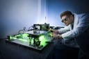 Batterieforschung an der JLU für die Energietransformation der Zukunft (Bild: Jan-Michael Hosan / Hessen schafft Zukunft)