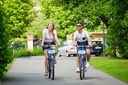 Mit dem Kooperationspartner nextbike schnell unterwegs zwischen den Campusbereichen (Bild: JLU / Katrina Friese)