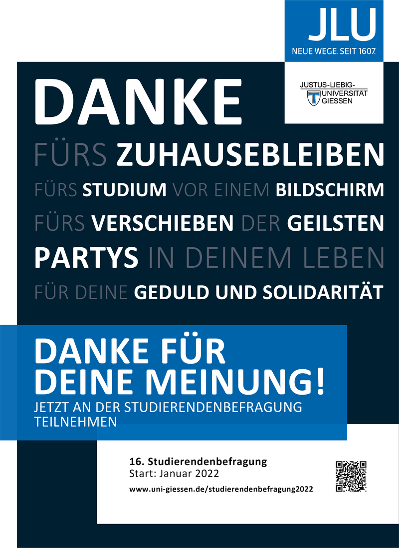 Poster der Studierendenbefragung 2022