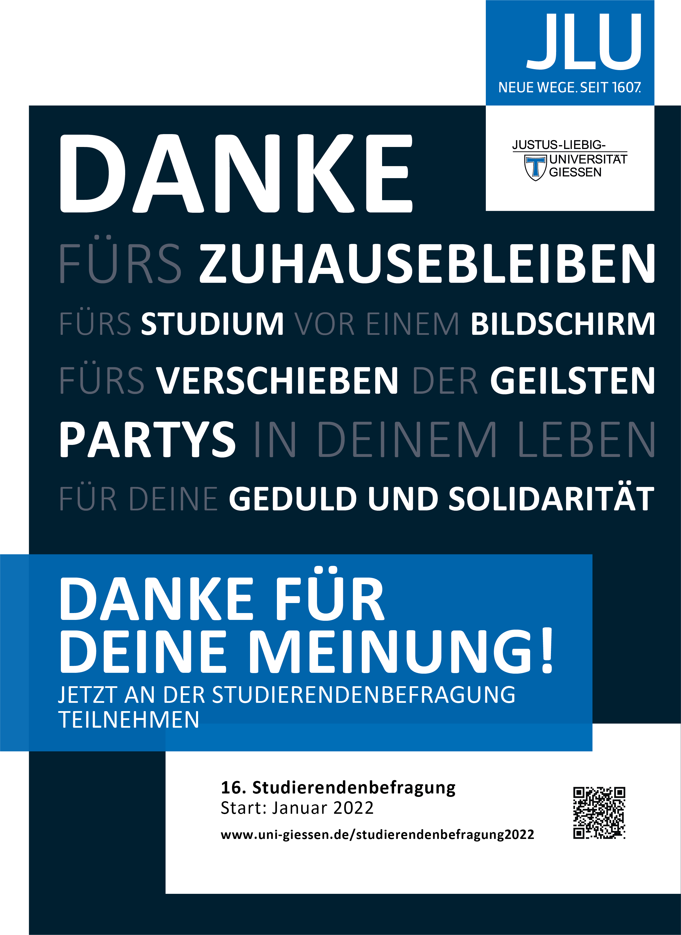 Poster der Studierendenbefragung 2022