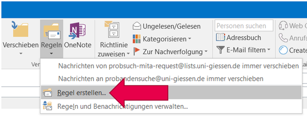 Outlook Weitere Regeln erstellen Outlook weitere Regeln erstellen