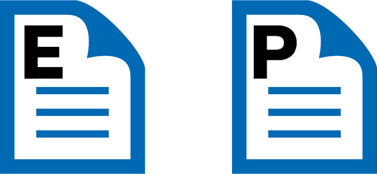Symbole für PDF-Files