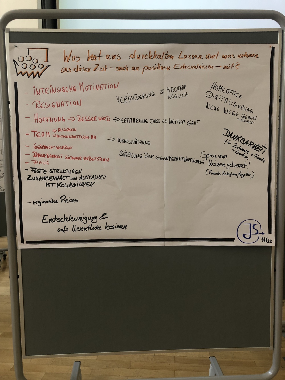 Was hat uns durchhalten lassen?