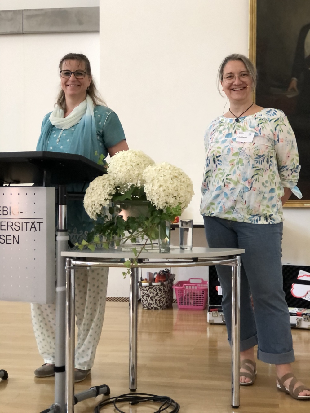 Moderatorinnen Ines und Anke