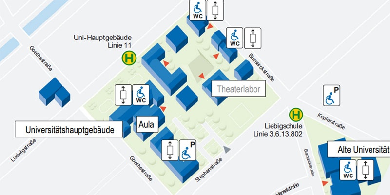 Zugänglichkeit von Gebäuden