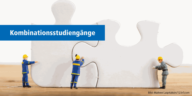 Kombinationsstudiengänge: Landing Page