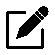 Stift Symbol für die Anmeldung der Vorkurse