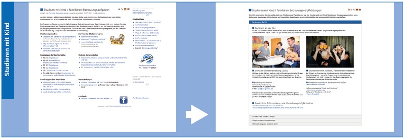 Informationsportal: Studieren mit Kind / familiären Betreuungsverpflichtungen