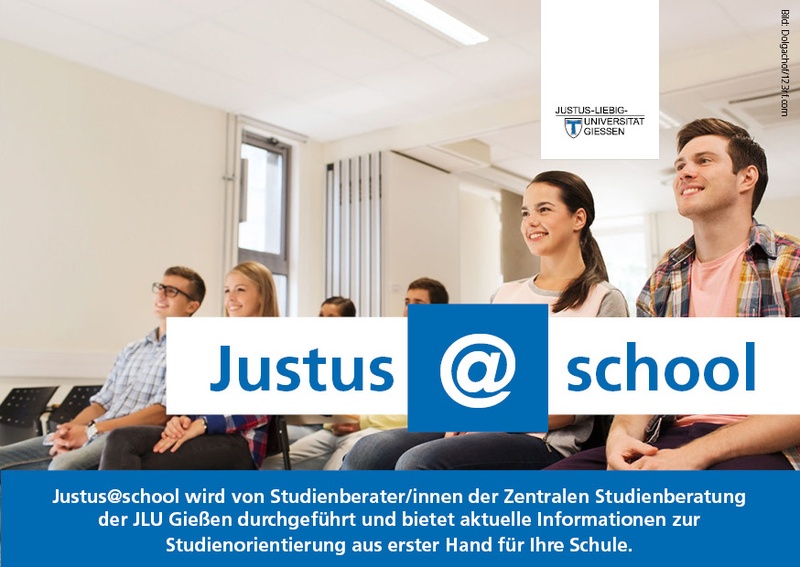 Flyer Justus@School | © JLU