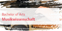 Linkbild: Musikwissenschaft