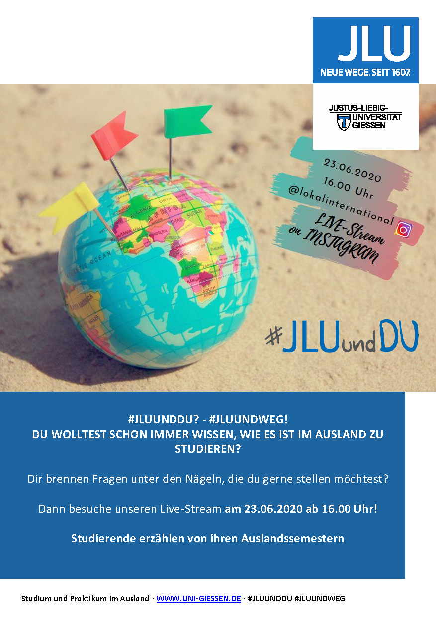 Studium und Praktikum im Ausland - Livestream