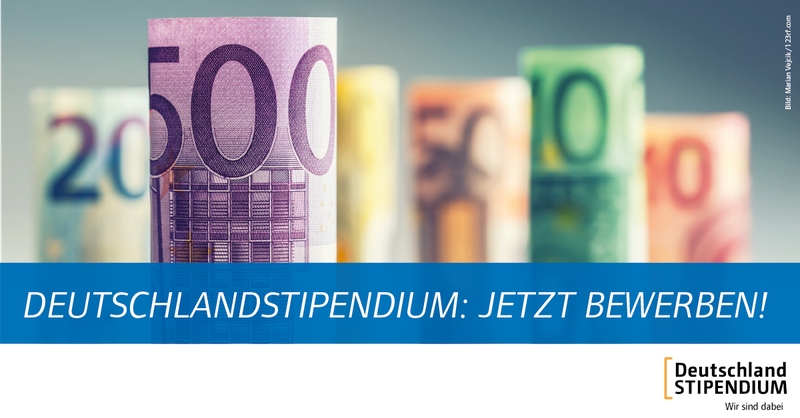 Deutschlandstipendium: Jetzt bewerben!