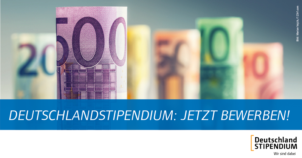Deutschlandstipendium: Jetzt bewerben!