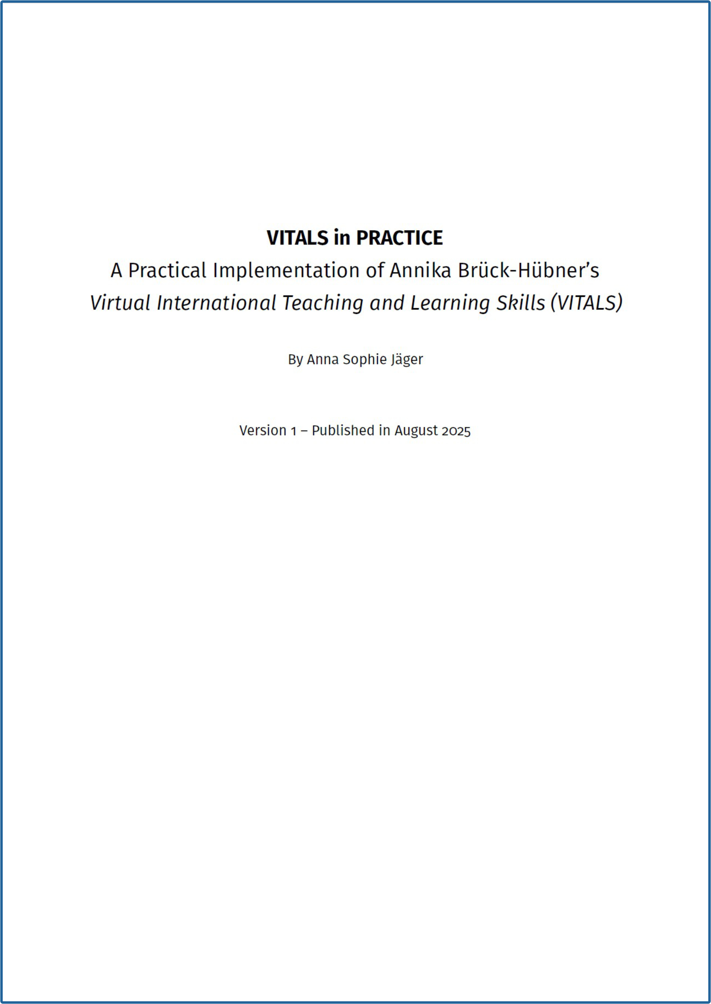 VITALS in Practice2 Anna Jäger