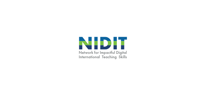 Das NIDIT-Logo mit Untertitel "Network for Impactful Digital International Teaching Skills"