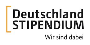 Logo Deutschlandstipendium "Wir sind dabei"
