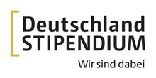 Logo Deutschlandstipendium - Wir sind dabei