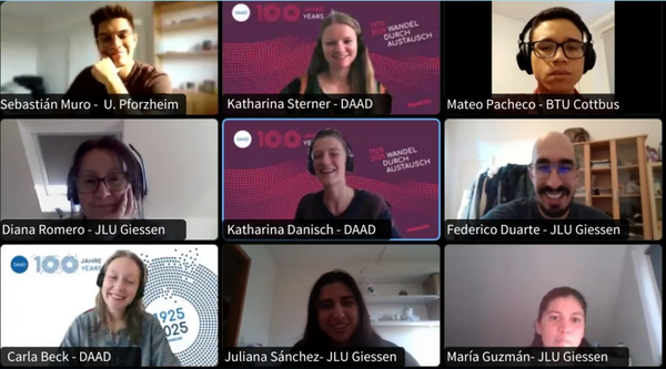 Student and Alumni Talk mit dem DAAD Bogotá