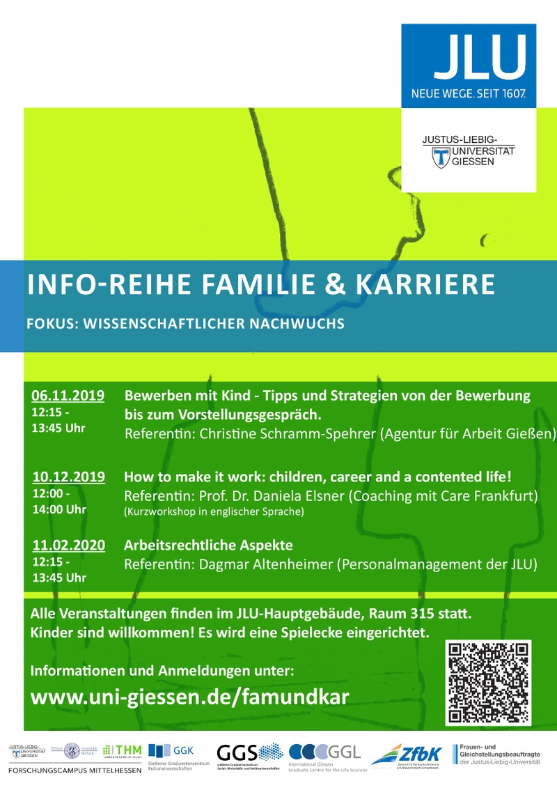 Vortragsreihe Familie und Karriere WiSe 19/20