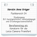 Steckbrief Krüger