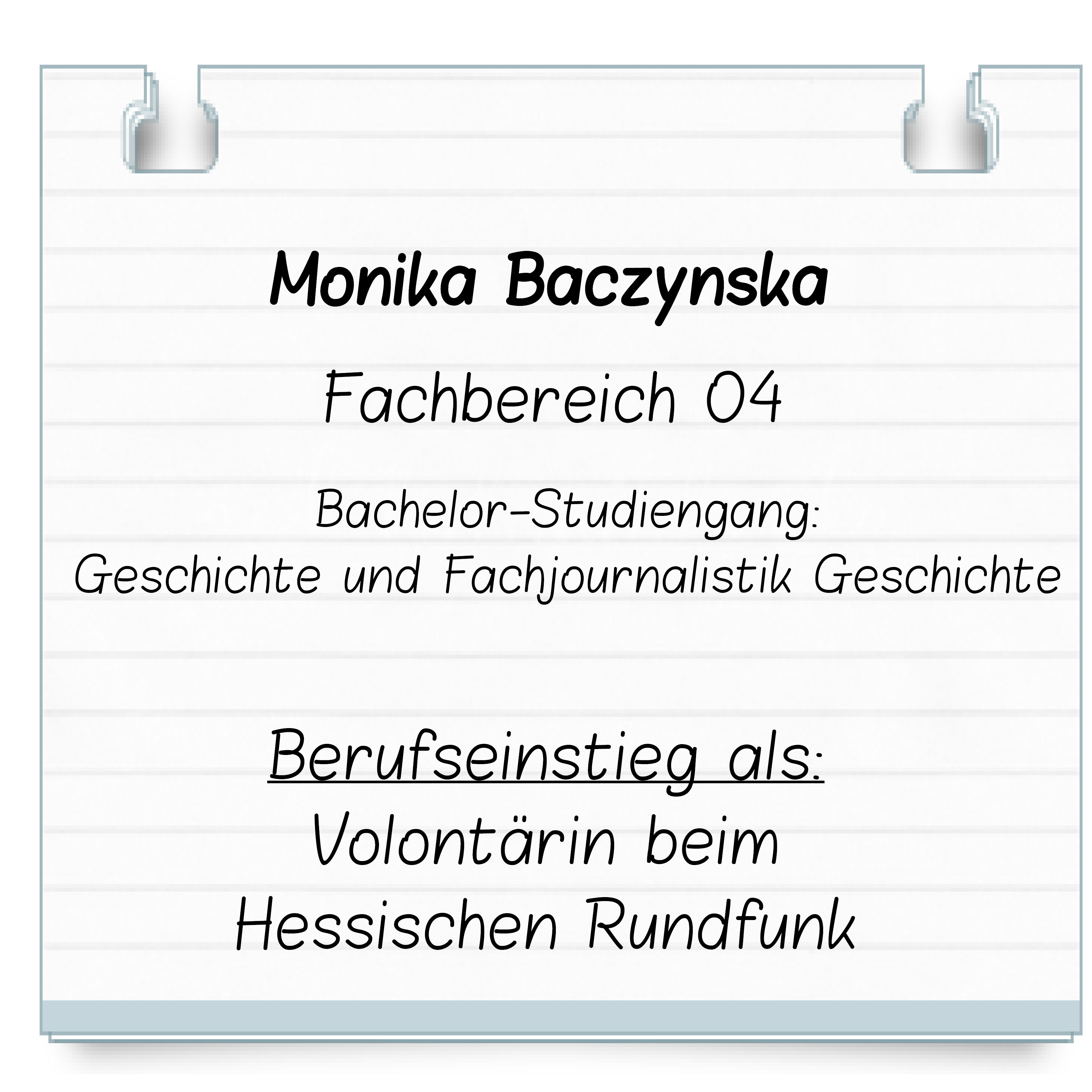 Steckbrief Baczynska