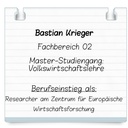 Steckbrief Krieger