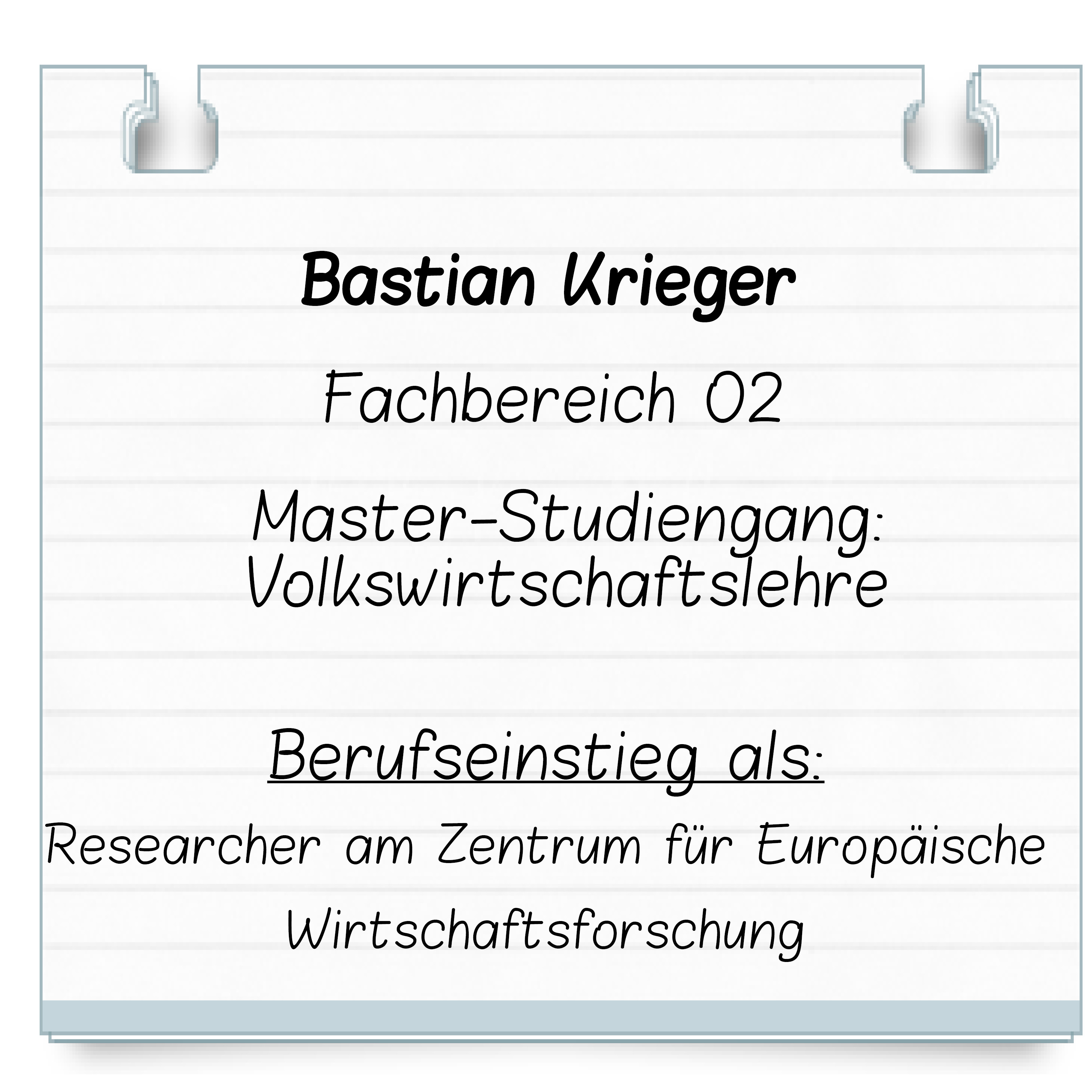 Steckbrief Krieger