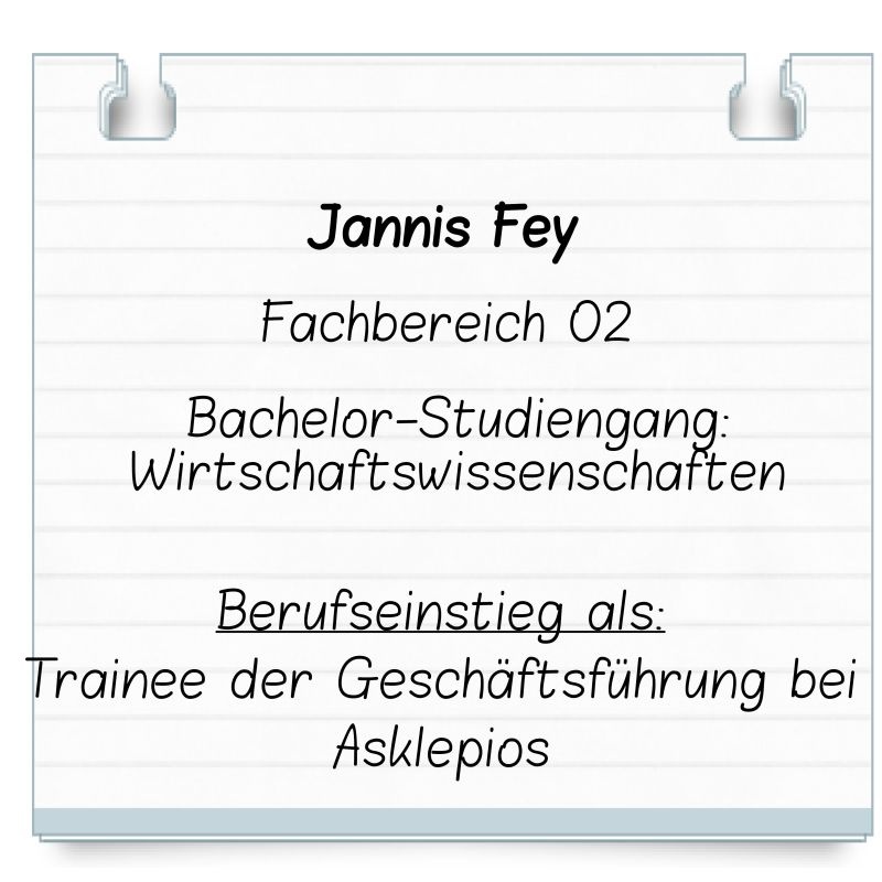 Steckbrief Jannis Fey
