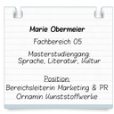 Steckbrief Obermeier