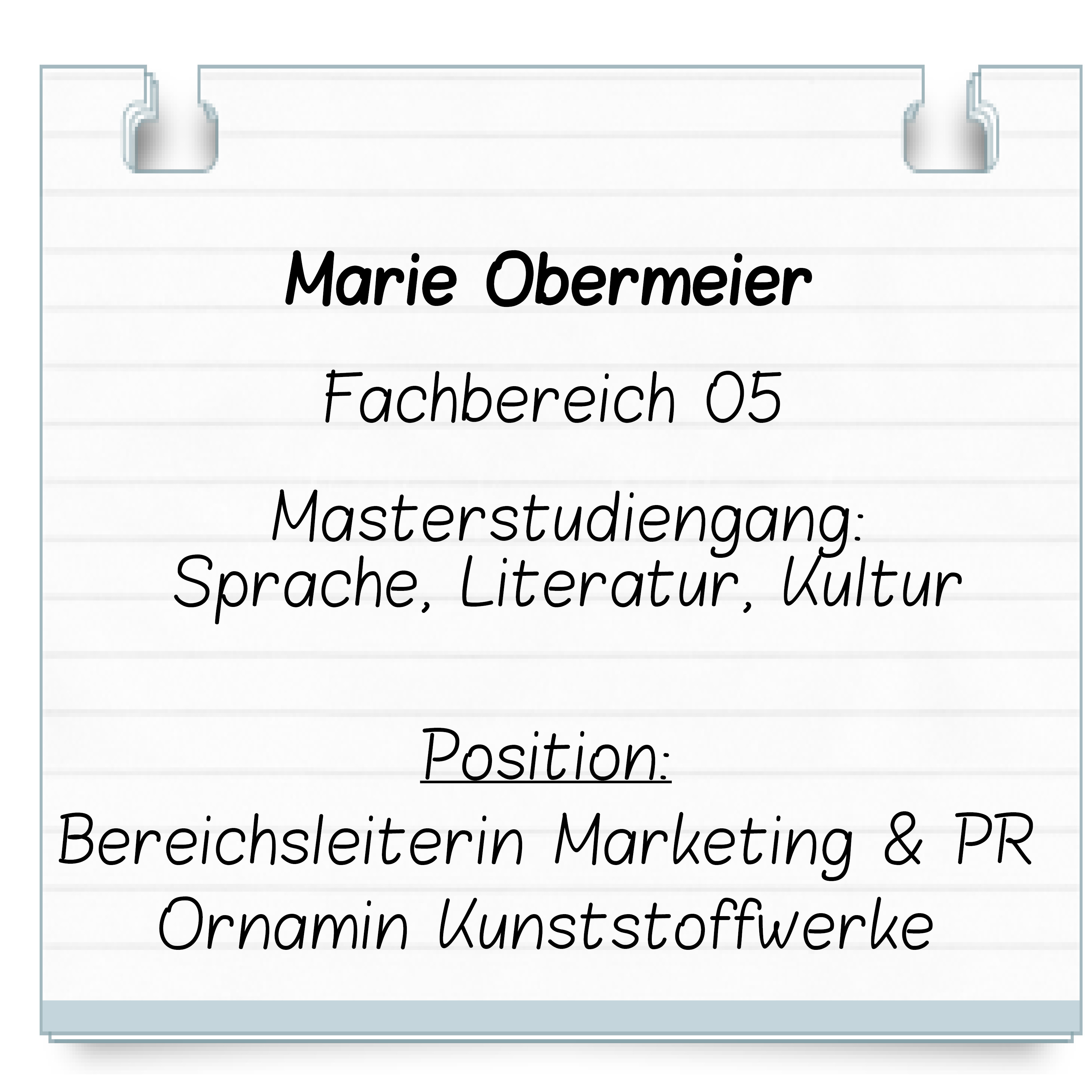 Steckbrief Obermeier