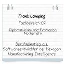 Steckbrief Frank Lamping