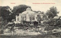 Gewächshaus und systematische Abteilung im Botanischen Garten Giessen