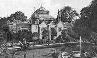 Zeichnung - Altes Palmenhaus im Botanischen Garten Giessen Zeichnung - Altes Palmenhaus im Botanischen Garten Giessen