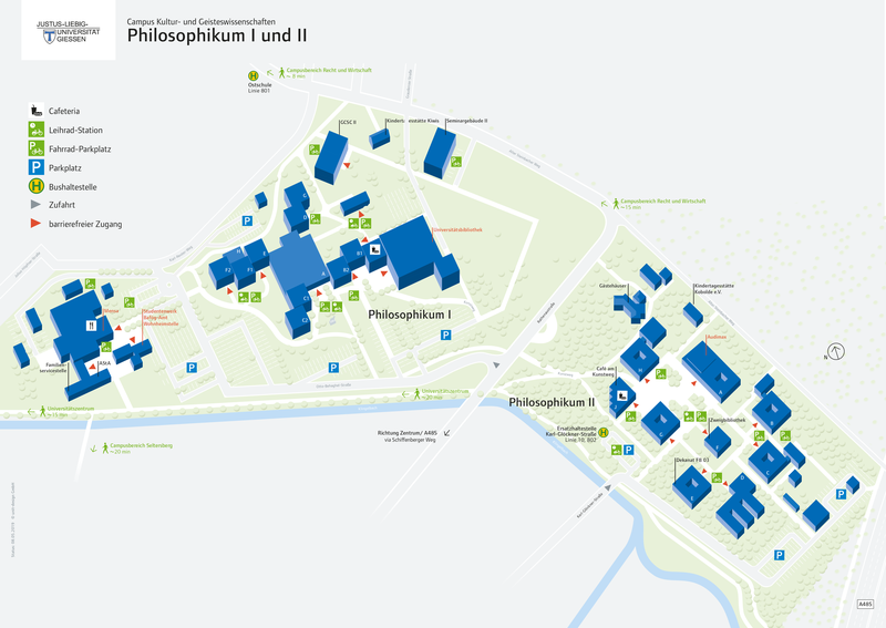 Lageplan Philosophikum I & II