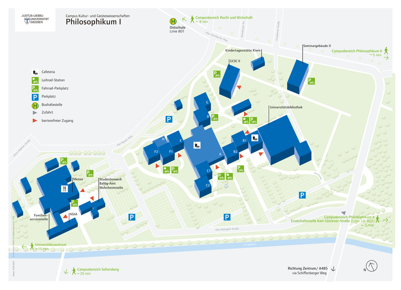 Lageplan Philosophikum I