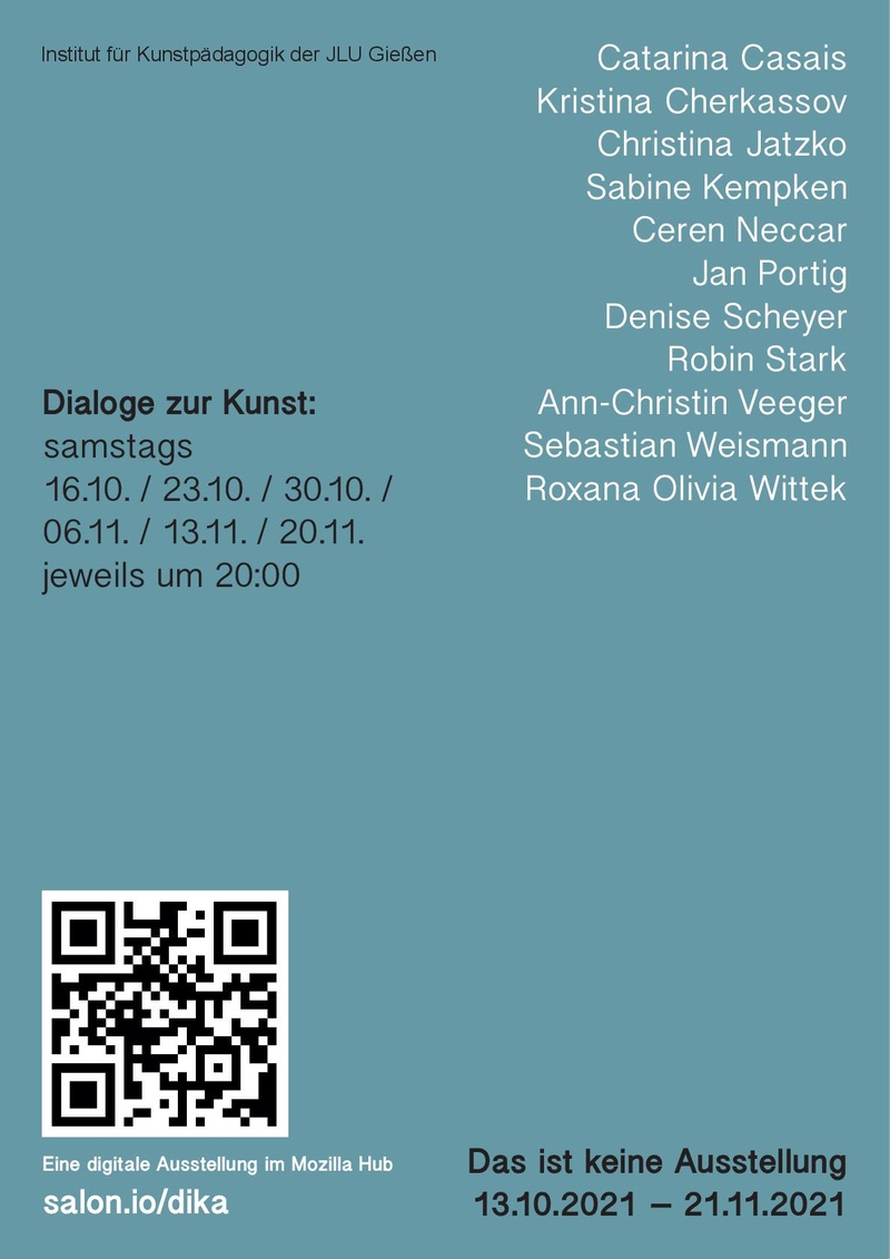 Plakat Ausstellung IfK
