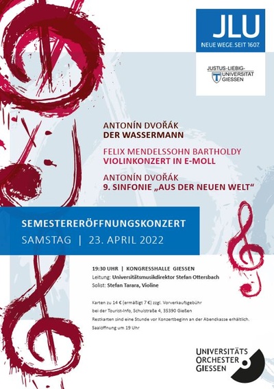 Plakat Semestereröffnungskonzert