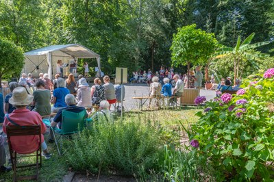 Traumhafte Kulisse für Kulturveranstaltungen: der Botanische Garten Gießen. Foto: JLU / Roland Duss