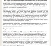 Der StudiChor auf der Verabschiedung der Absolvent_innen