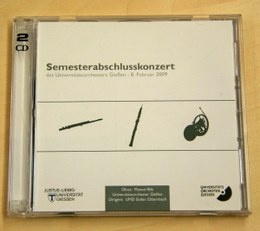 Semesterabschlusskonzert WS 2008/2009 des Universitätsorchesters