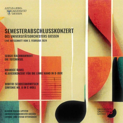 Doppel-CD Semesterabschlusskonzert WS 2023/2024 des Universitätsorchesters Gießen Doppel-CD Semesterabschlusskonzert WS 2023/2024 des Universitätsorchesters Gießen