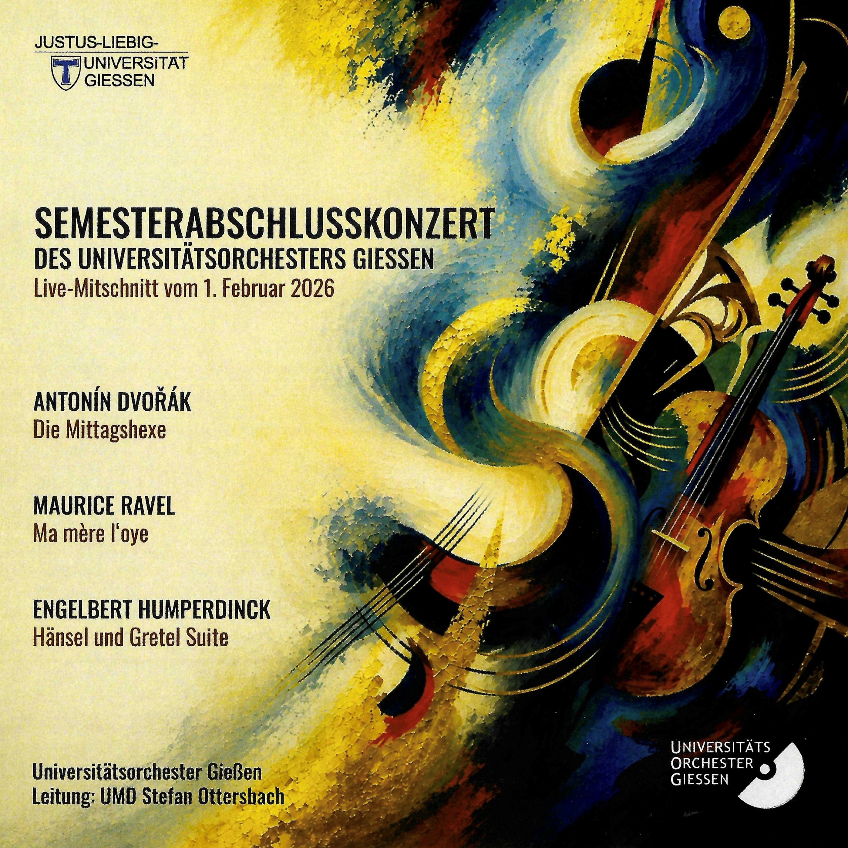 Semesterabschlusskonzert WS 2025/26 des Uniorchesters Gießen