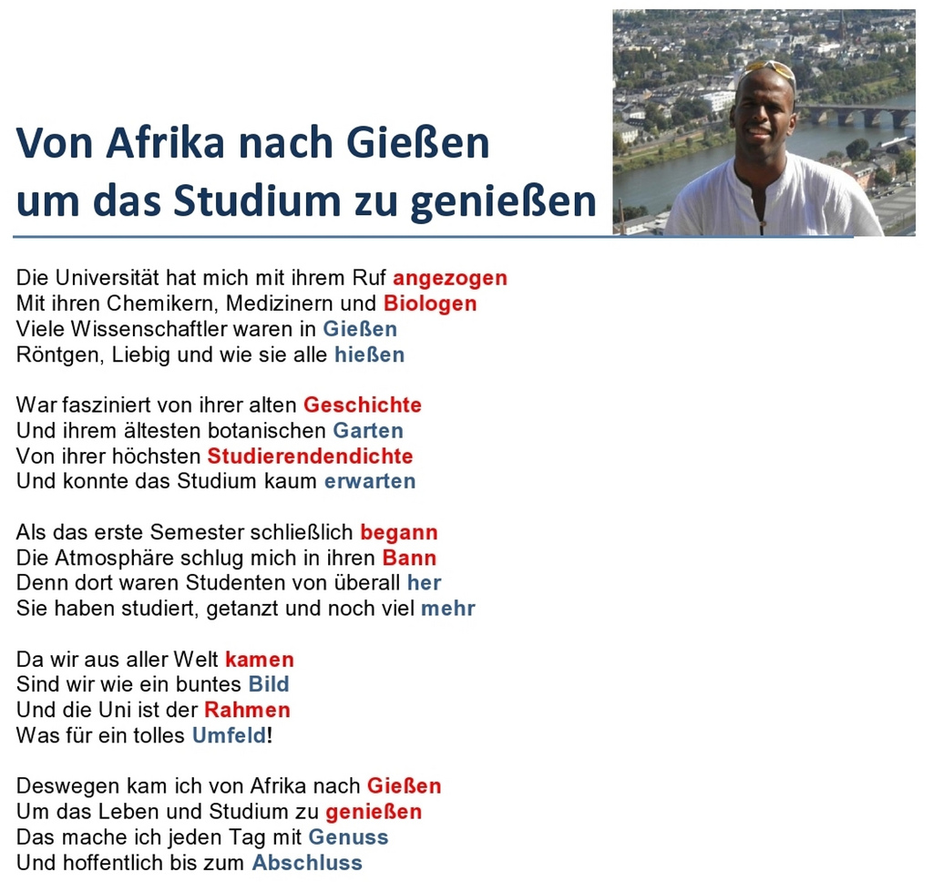 Von Afrika nach Gießen