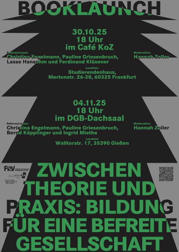 Poster Zwischen Theorie und Praxis: Bildung für eine befreite Gesellschaft