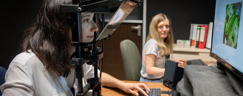Research 2 Eye-tracking experiment - Photo: Rolf K. Wegst
