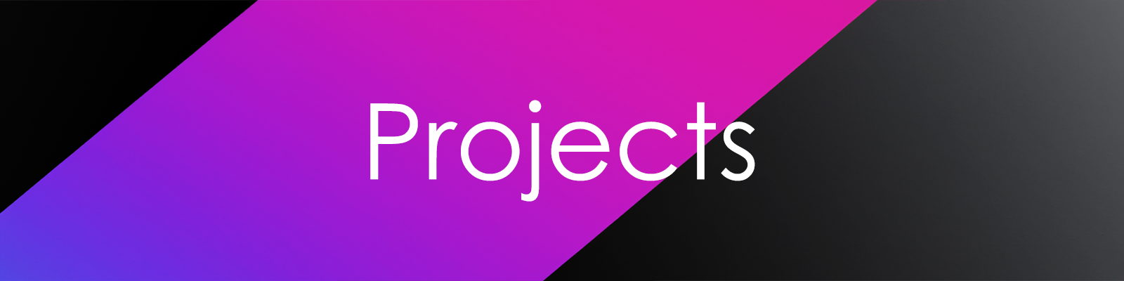 Projects Banner