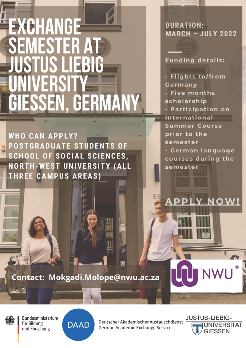 ISAP Call 2022 for NWU students