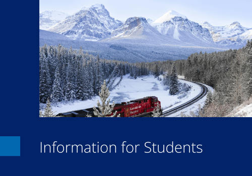 Nav Info for Students Heading: Information for Students