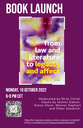Book Launch From Law and Literature to Legality and Affect