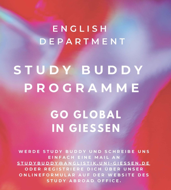 Go Global in Giessen! Flyer for the Study Buddy Programme